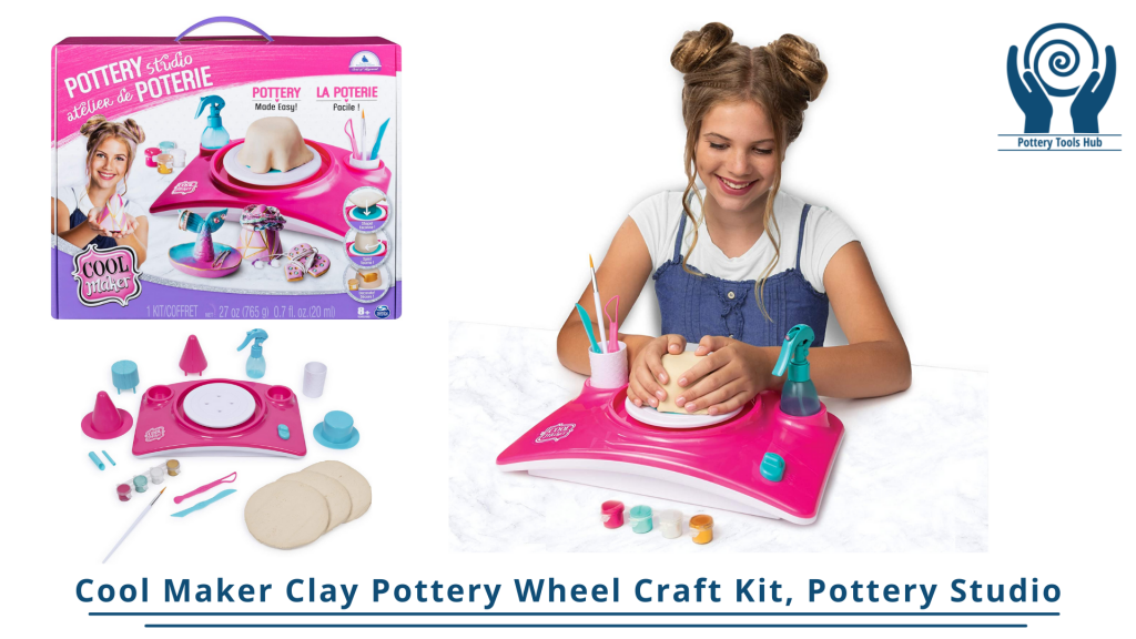 Cool Maker Clay Pottery Wheel Craft Kit, Pottery Studio