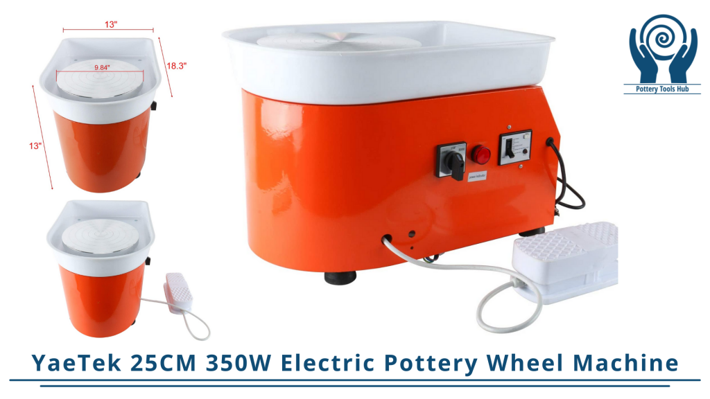YaeTek 25CM 350W Electric Pottery Wheel Machine