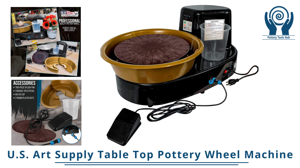U.S. Art Supply Table Top Pottery Wheel Machine