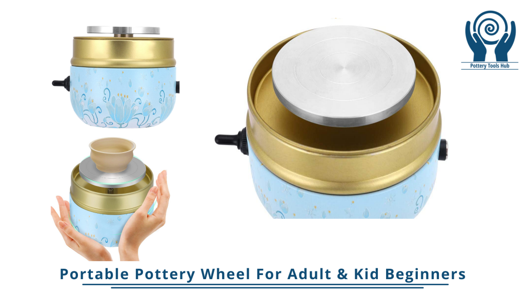 Portable Pottery Wheel For Adult & Kid Beginners