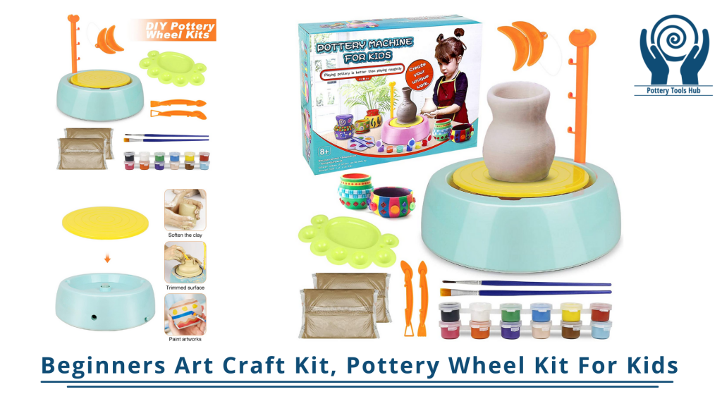 Beginners Art Craft Kit, Pottery Wheel Kit For Kids