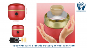 1500RPM Mini Electric Pottery Wheel Machine