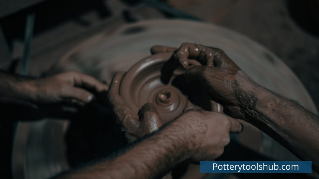 Using Clay to make a bowl.
